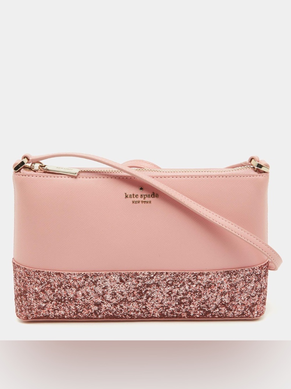 Kate Spade Pink Glitter Crossbody Bag